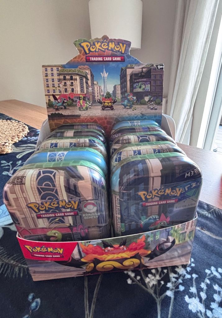 NEW Pokemon Trading Card Game Tins & Booster Packs