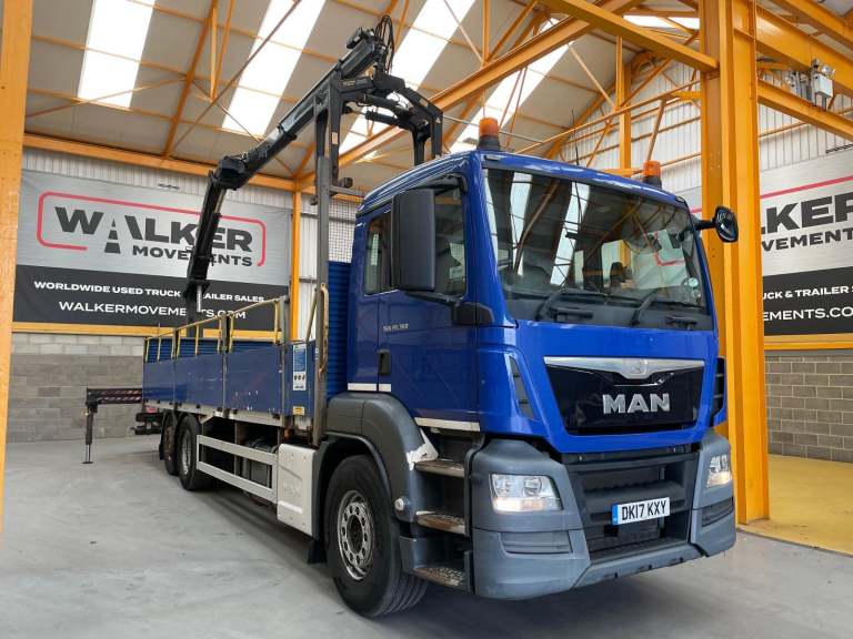 MAN TGS 26.360, *EURO 6* 6X2 26 TONNE DRAWBAR SPEC BRICK GRAB