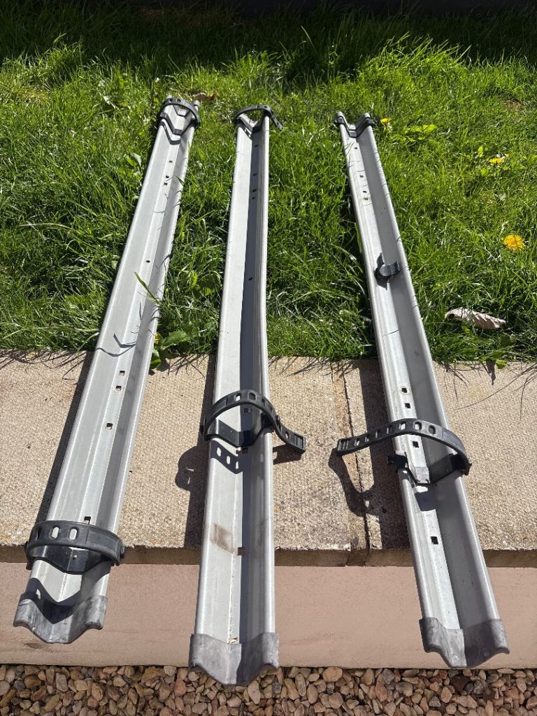 Silver Bike Rack Channels – Fair Condition Spares