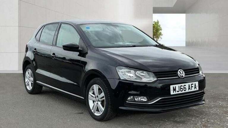 VOLKSWAGEN POLO 1.0 BlueMotion Tech Match Euro 6 (s/s) 5dr (black) 2016