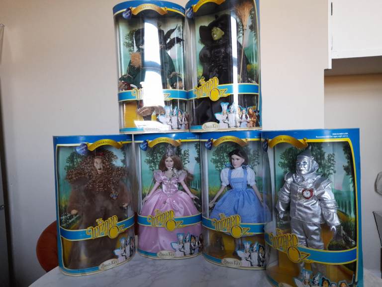 Wizard of Oz Brass Key Keepsakes Porcelain Dolls