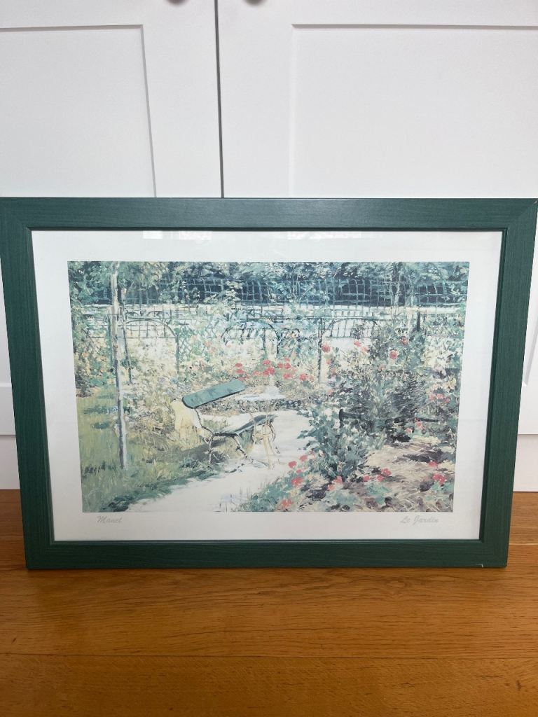 Framed Art Print “Le Jardin”