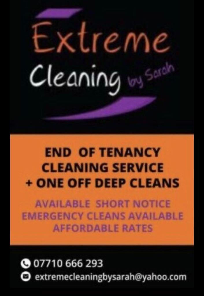 EXTREME CLEANING    END OF TENANCY CLEANING SPECIALIST CARPET CLEANING  