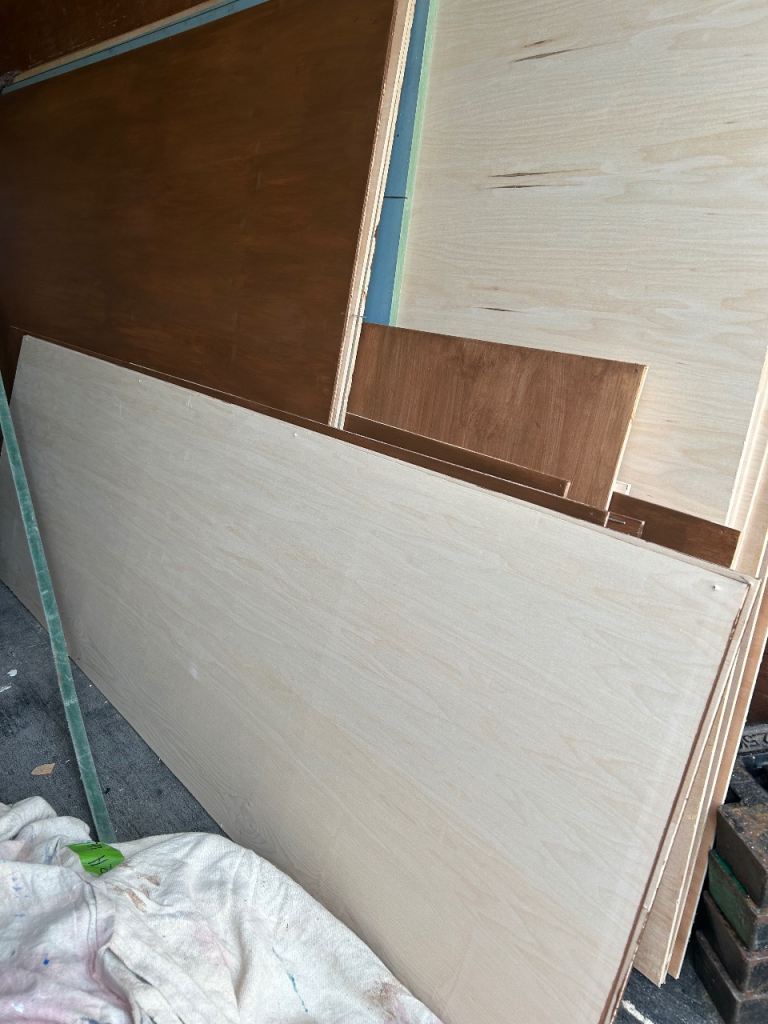 Maple veneered mdf 6mm. Various sizes FREE