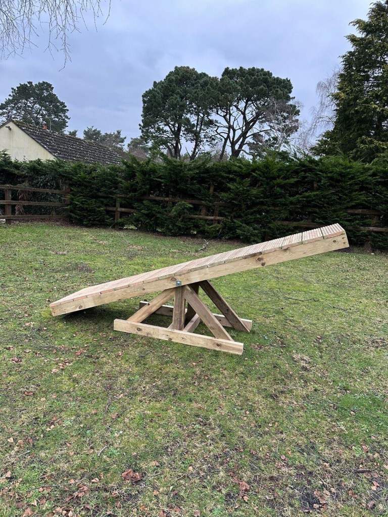 Handmade Dog Agility Seesaw - Heavy Duty