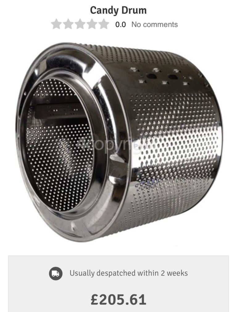 Candy Washing Machine Drum – Brand New