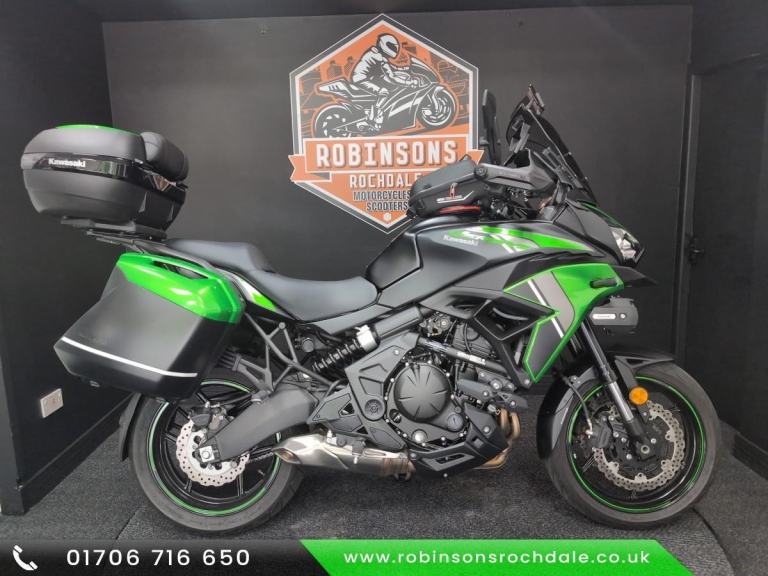 Huge spec!! 2024 24 Kawasaki Versys 650 Grand Tourer with 578 miles.