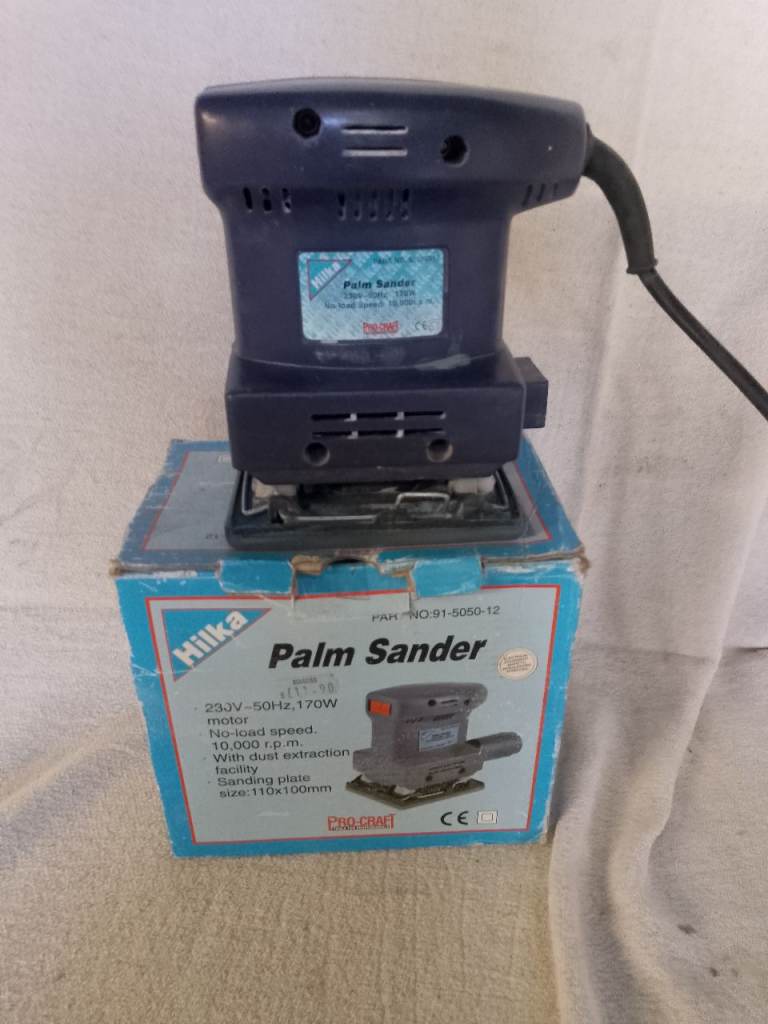 Hilka Palm Sander 170W – Good Condition, Boxed