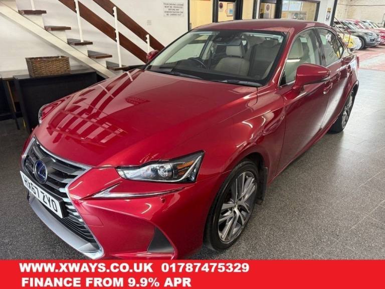 2017 67 LEXUS IS 2.5 300H ADVANCE SALOON 4DR PETROL HYBRID E-CVT EURO 6 (S/S) (2