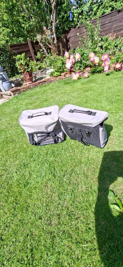 2 bicycle panniers