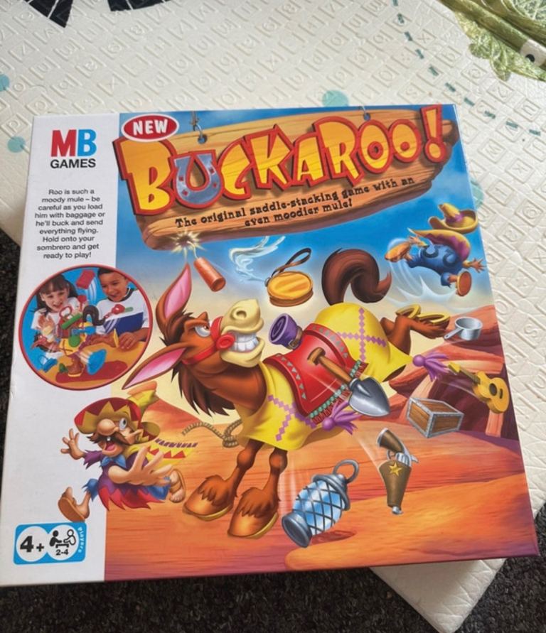 MB Games Buckaroo! Saddle Stacking Game – Good Condition