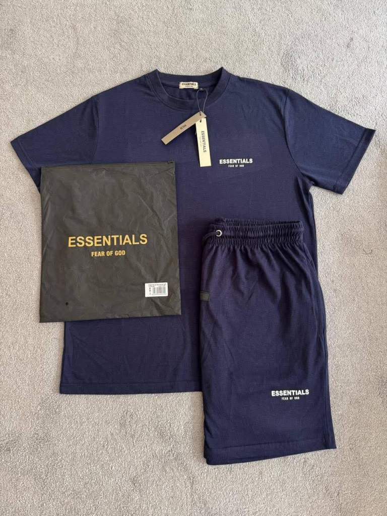 Essentials Fear of God T-Shirt & Shorts Set – Brand New