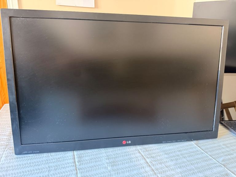 27” LG monitor and 28” LG TV