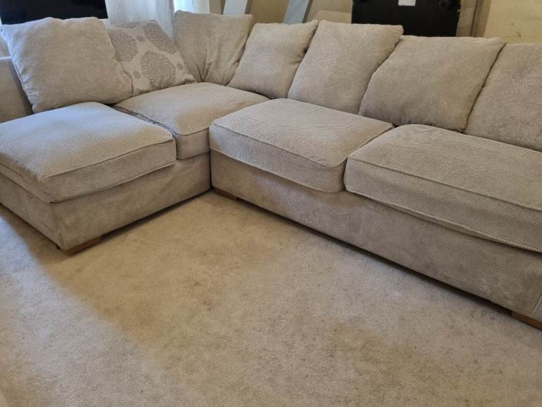 Corner sofa L shape with foot stool  dlever available 