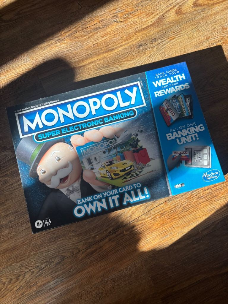 Monopoly Super Electronic Banking Board Game Complete