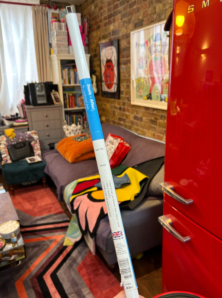 White bath trim from Wickes 185cm 