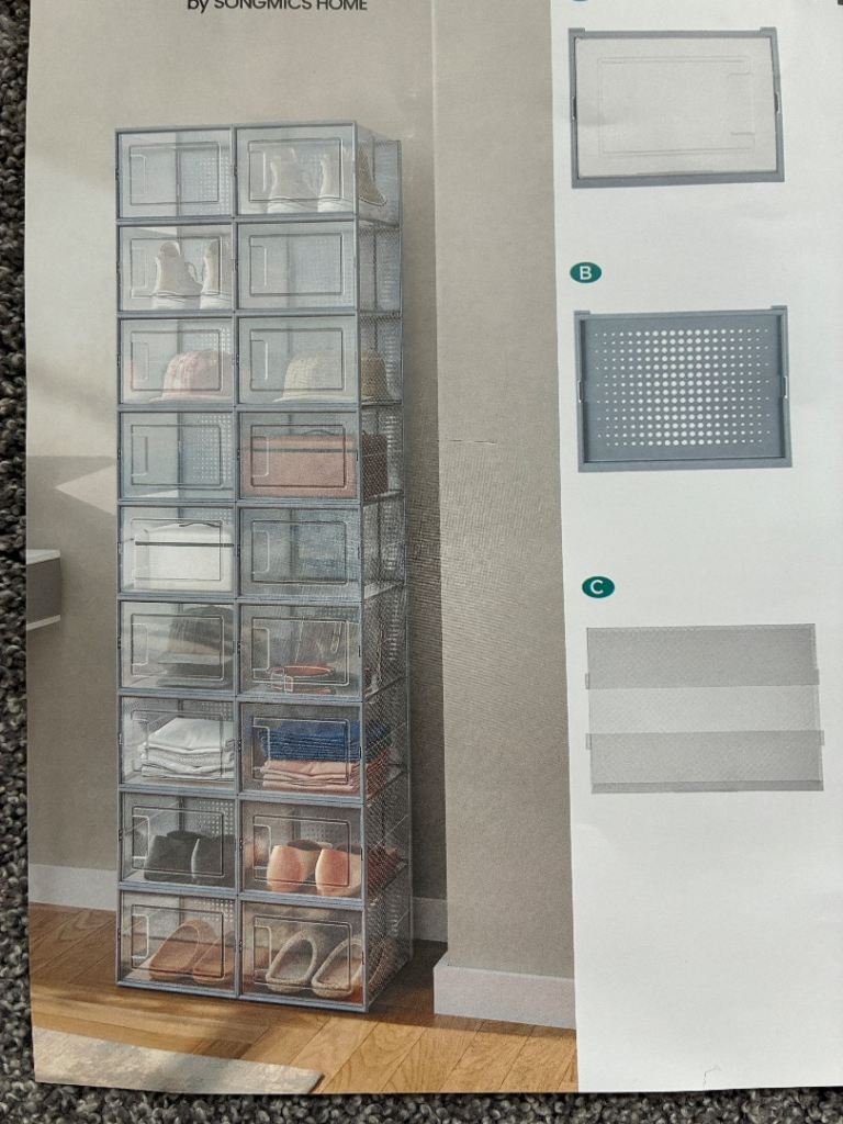 Shoe storage box