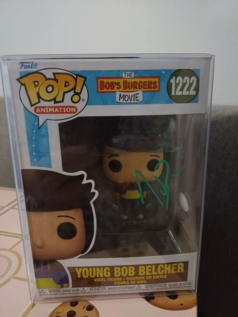 image for Signed Funko Pop Young Bob Belcher