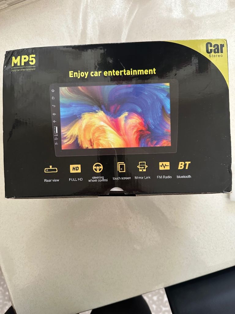 MP5 Car Stereo System with Touch Screen and Remote