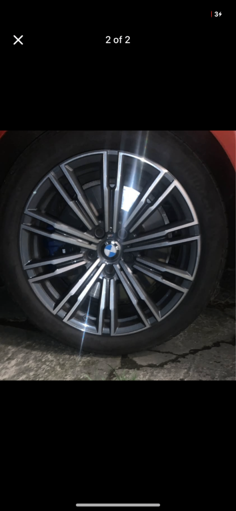 Like new set of 4x 18” genuine and original BMW Alloy wheels including tyres 