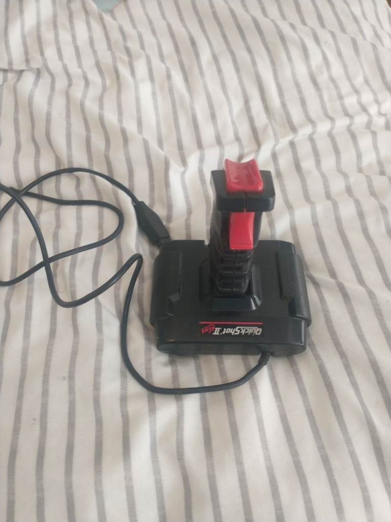 QuickShot II Turbo Joystick for Retro Gaming – Good Condition