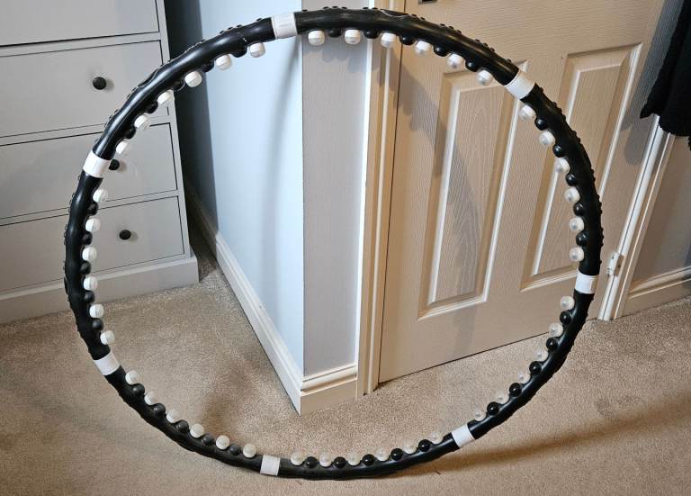 Magnet weighted hula hoop