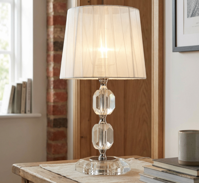 Crystal Silver Lamp - new unopened