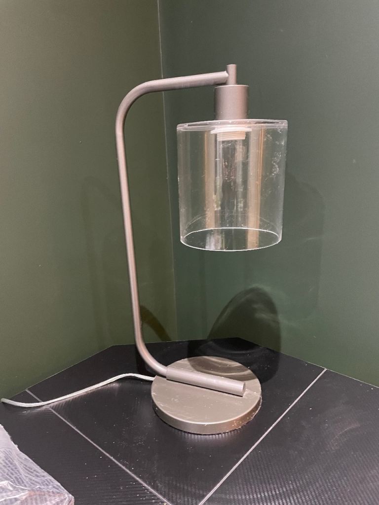 Edison bulb glass table lamp