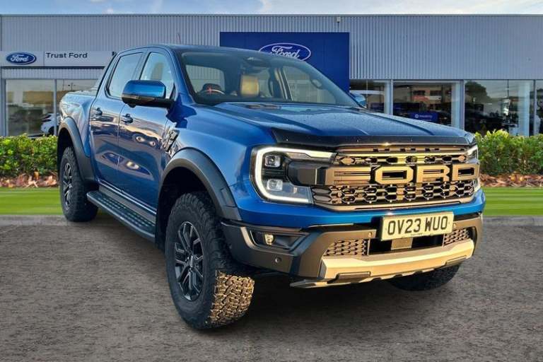 2023 Ford Ranger Raptor AUTO 3.0 EcoBoost V6 292ps 4x4 Double Cab Pick Up Automatic Pick-Up Petro...