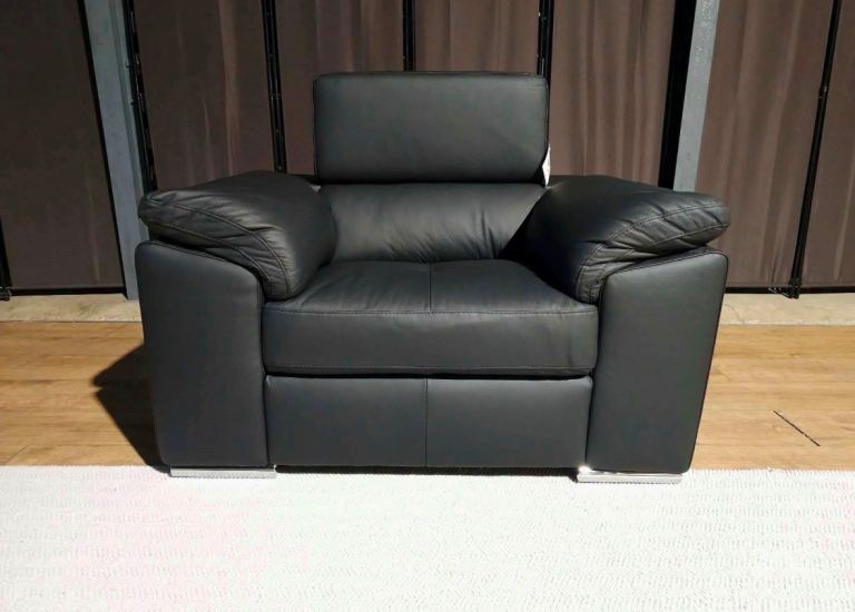 Black Leather Armchair