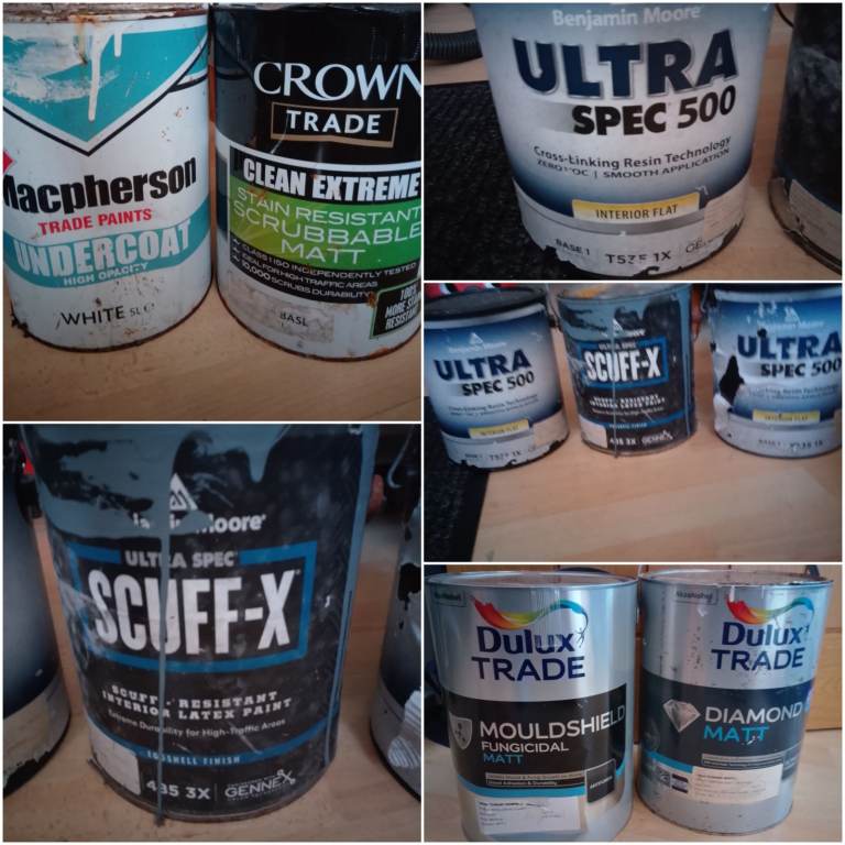 Dulux Trade Diamond Matt Paint – Grey, Good Condition
