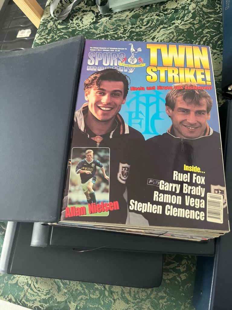 Vintage Spurs Monthly Magazines in Binders – Good Condition