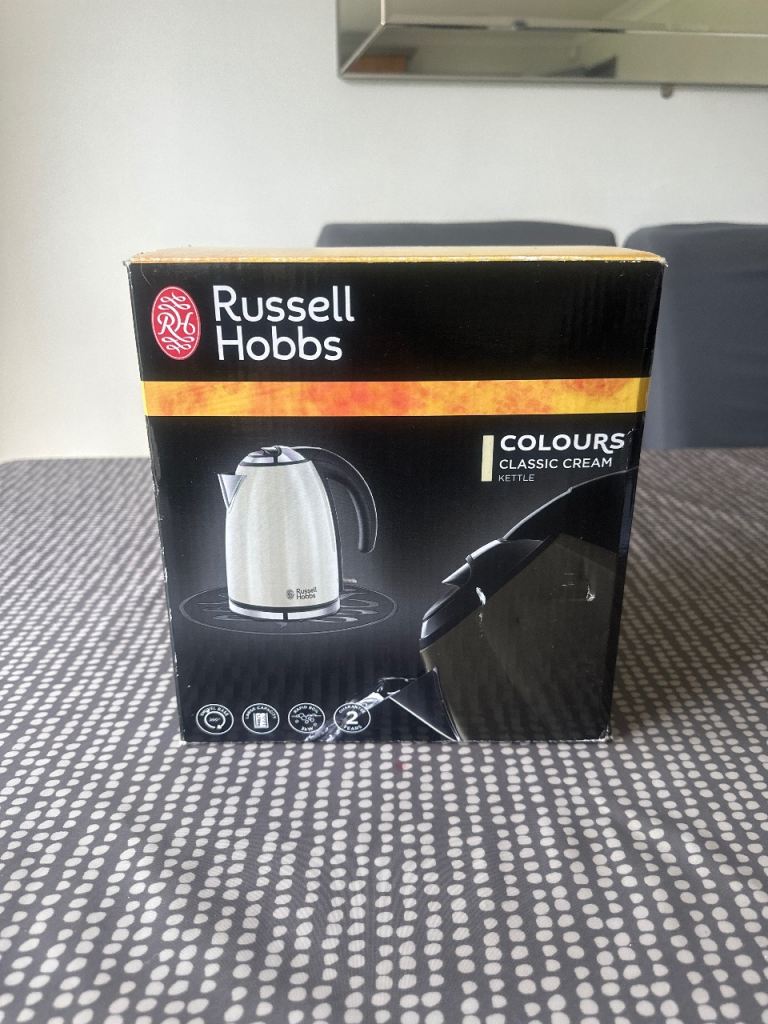 Russell hobbs cream kettle 