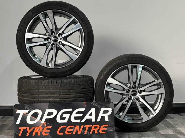 19" GENUINE AUDI A6 Alloy Wheels & CONTINENTAL Tyres 4K0601025H