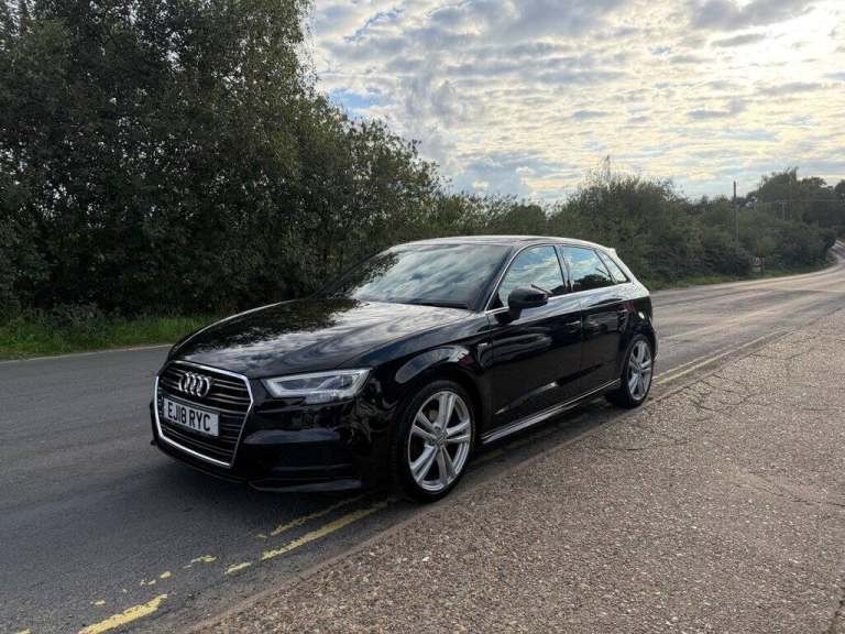 2018 Audi A3 1.5 TFSI CoD S line Sportback 5dr Petrol Manual Euro 6 (s/s) (150 ps) Hatchback Petr...