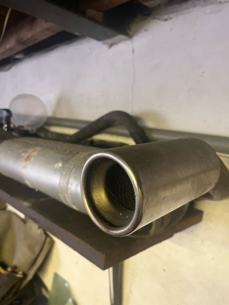 Mgf trophy 150 exhaust back part 