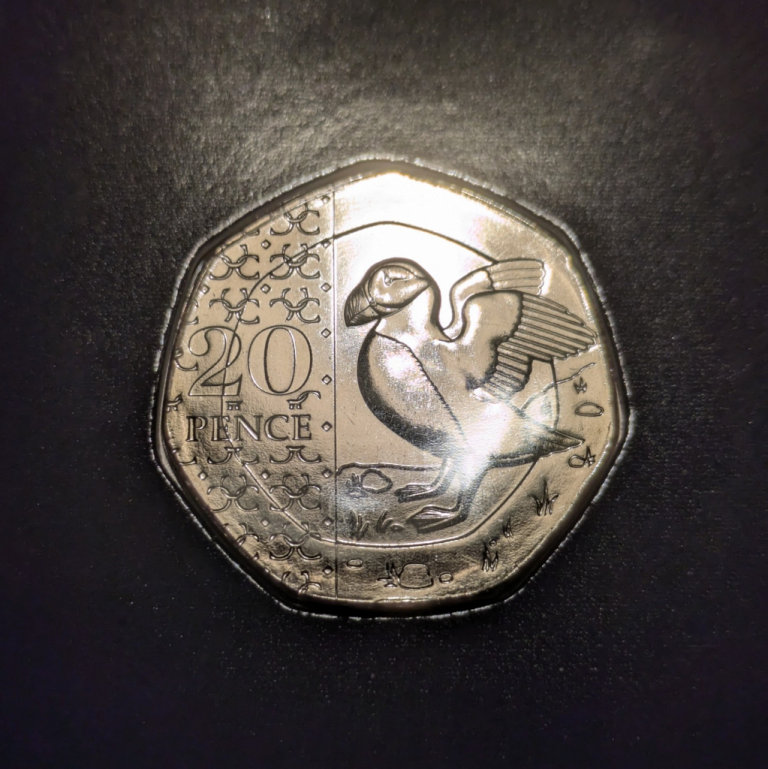 Privy mark 20p UNCIRCULATED coin 2023 Charles III