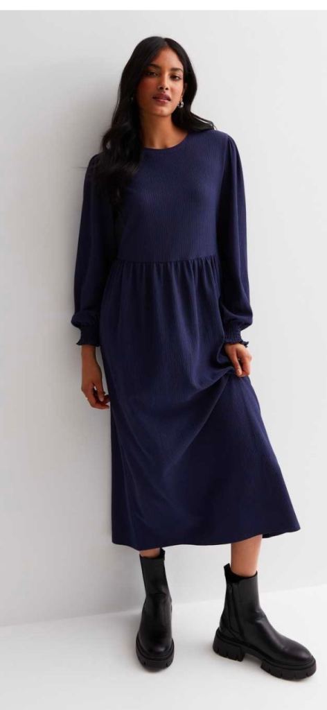 image for New look Blue Smock Dress - Size 8