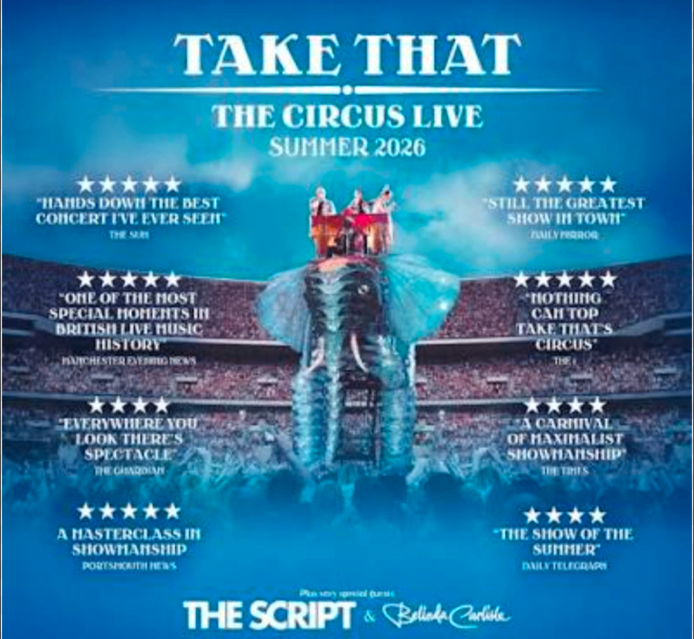 2x Take That Tickets £30 *tonight* Fri 26th 
