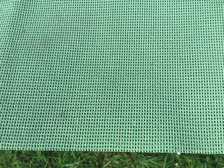 Rubberised 3 metre square  Breathable Carpet for Caravan Awnings, Motorhome and Tents