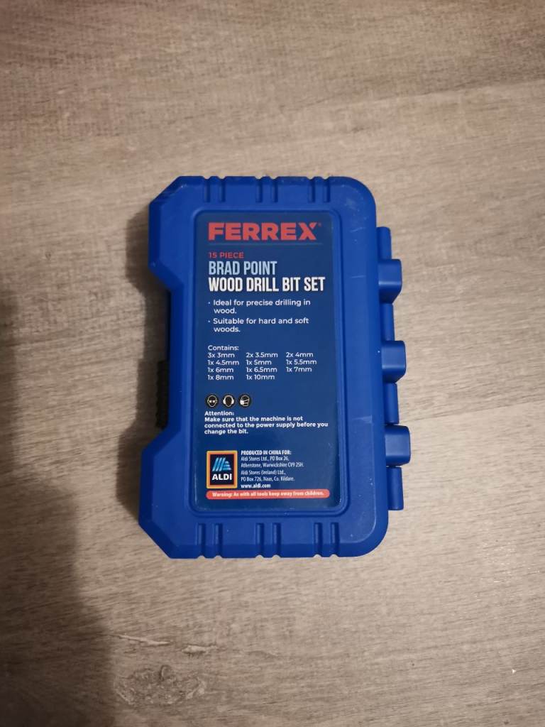 Ferrex wood drill bit set