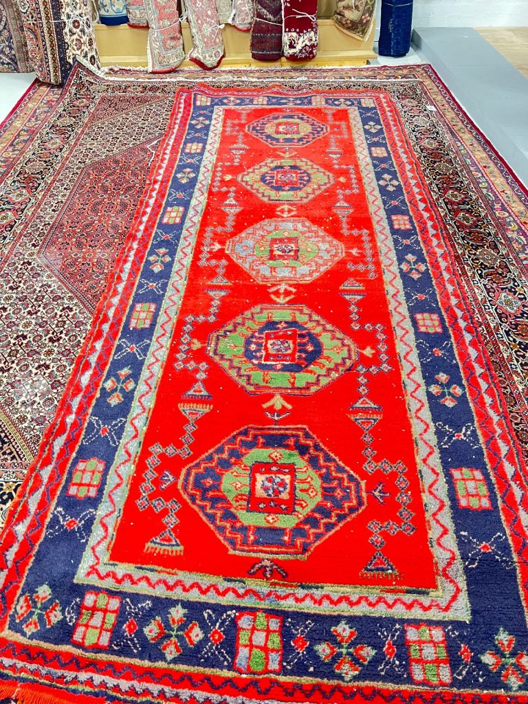 Vintage rug runner 140x360cm 