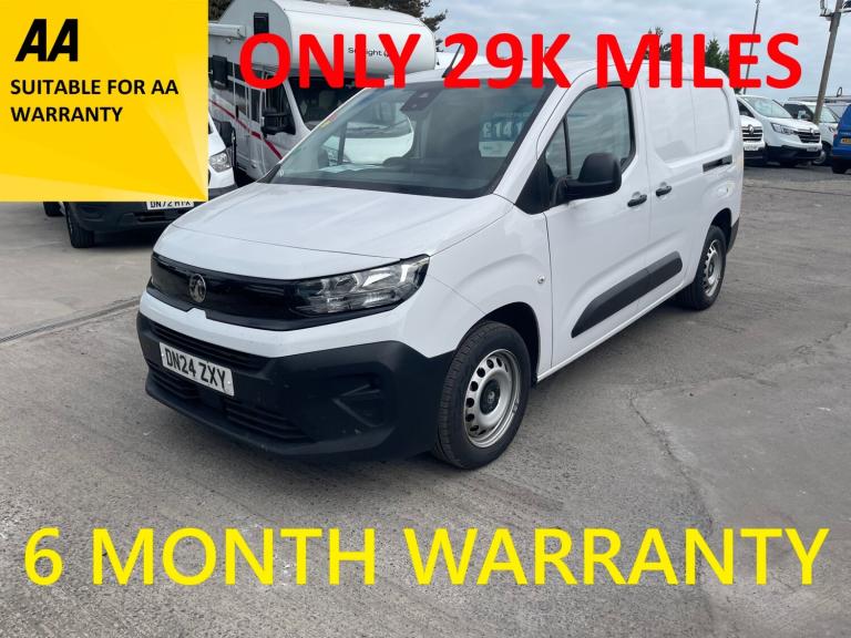 2024 Vauxhall Combo 1.5 Turbo D 100ps Prime H1 Crew Van PANEL VAN Diesel Manual