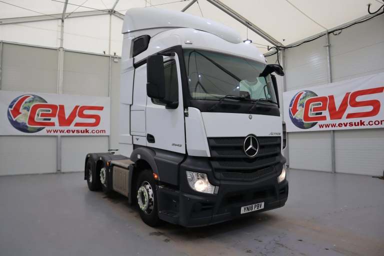 2018 (18 PLATE) Mercedes Benz ACTROS 2543 6x2 Euro 6 Tractor Units
