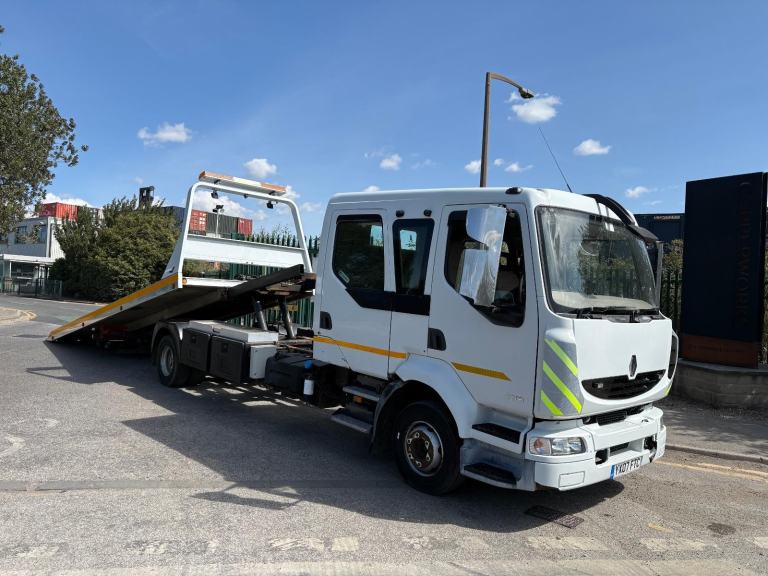 2007 Renault Midlum 220dxi crew cab aluminium tilt and slide with spec recovery