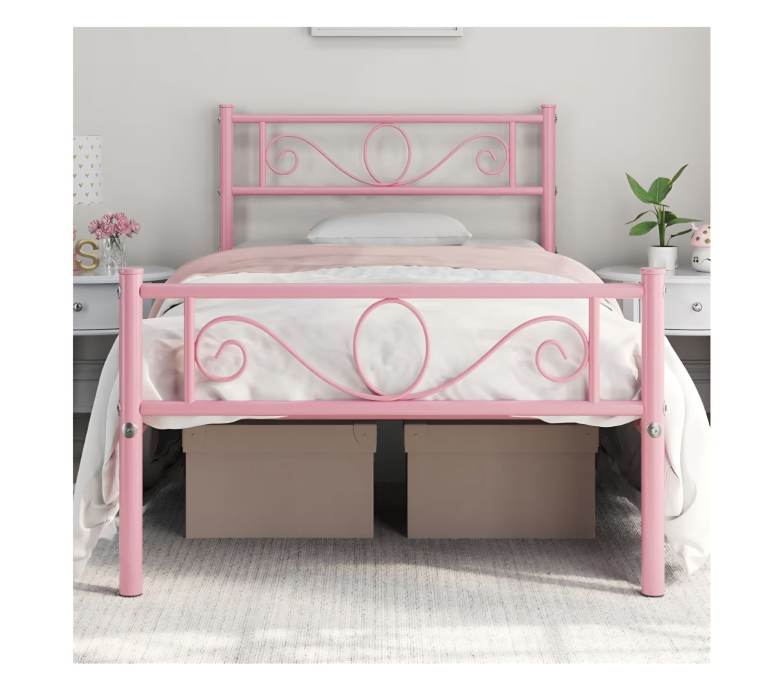 Yaheetech 3ft Single Metal Bed Frames Platform Bed