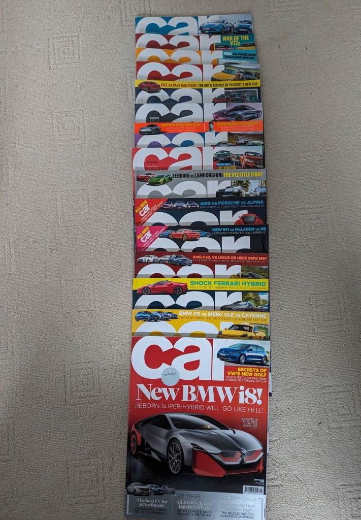 17 Back issues of CAR magazine from 2018 to 2019 price is FOR ALL - CAN BE POSTED
