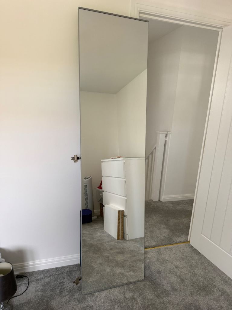 IKEA Aheim mirrored wardrobe door 50 x 201