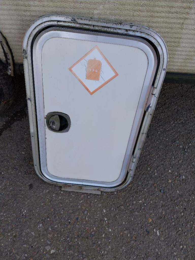 Abi caravan gas locker door 