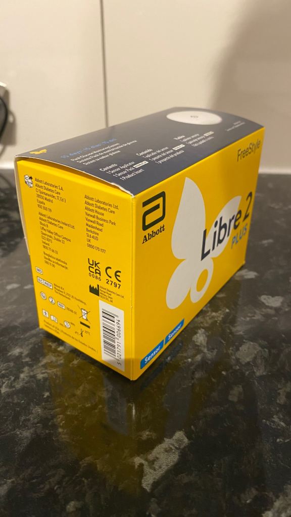 Unused, sealed FreeStyle Libre 2 sensors